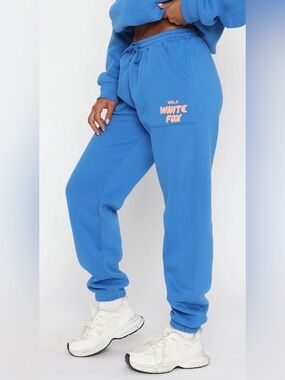 White Fox Vol 3 Offstage Sweatpants Azure Loungewear Casual Oversized Medium